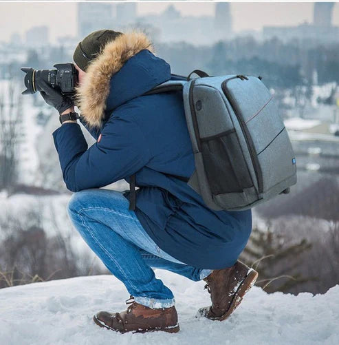 PULUZ Waterproof Outdoor Camera Backpack – Dual Shoulder Photography Bag (Upgrade Version)
