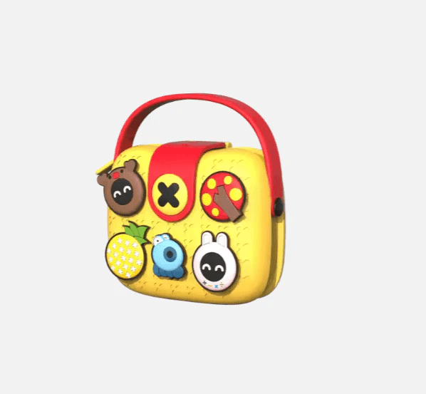 Compact Cartoon Bag for Kids – Large Capacity & DIY Design