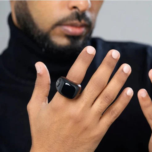 Digital Smart Zikr Ring – OLED Display Tasbih Counter with Prayer Time Reminders