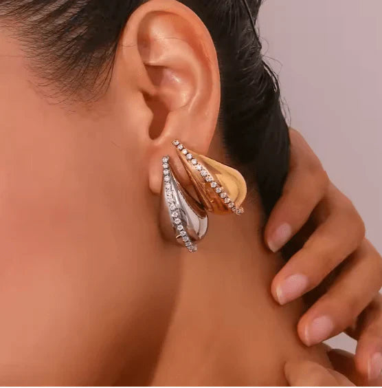 Drop Titanium Jewelry Set – Sleek Elegance & Modern Style