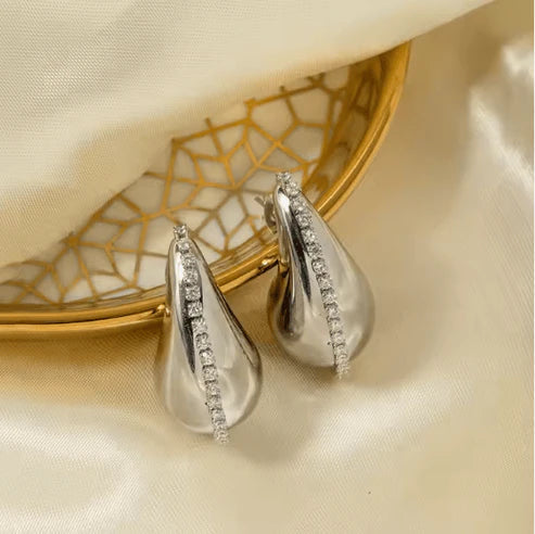 Drop Titanium Jewelry Set – Sleek Elegance & Modern Style