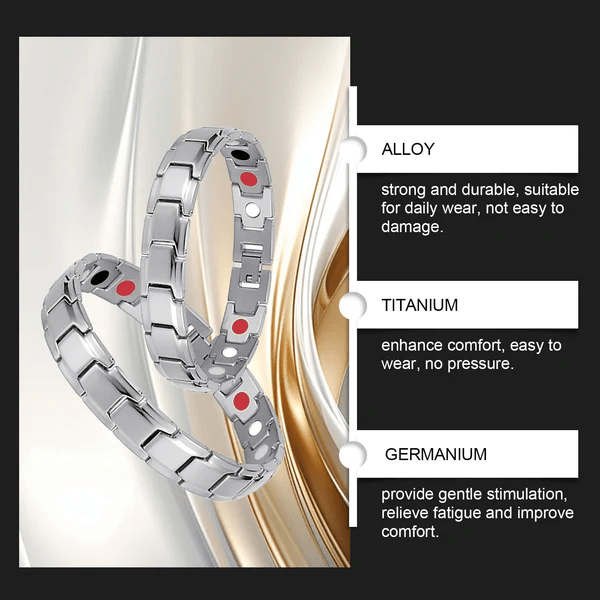 Gentle Body Care Titanium & Germanium Men's Bracelet