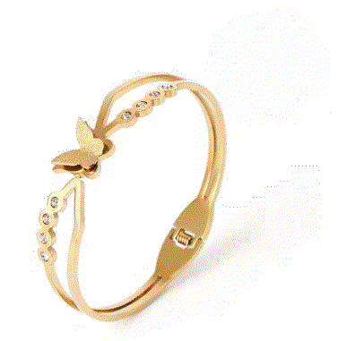 Butterfly Women's Bracelet – Elegant & Hypoallergenic Jewelry