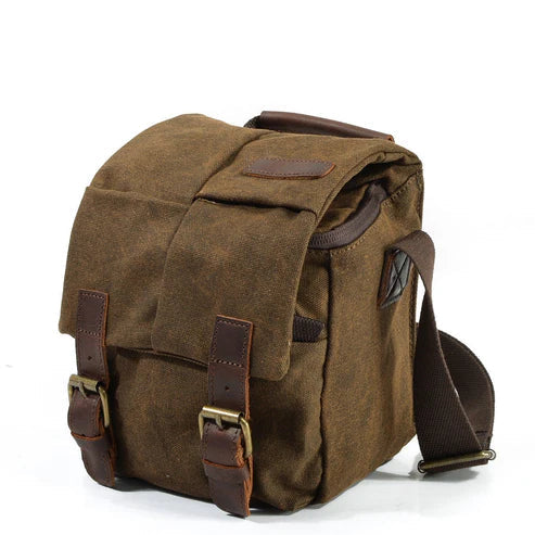 One-Shoulder Canvas SLR Camera Bag