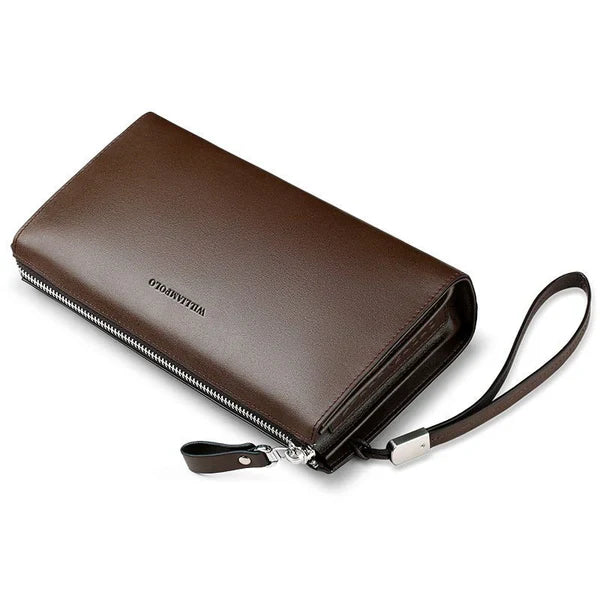 Men’s Genuine Leather Clutch Bag – Business & Casual