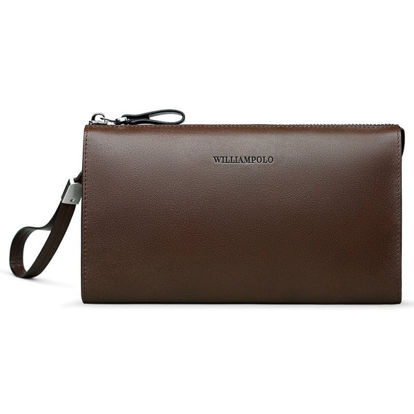 Men’s Genuine Leather Clutch Bag – Business & Casual