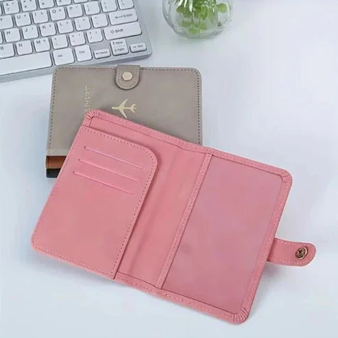 Sleek and Lightweight Passport Wallet – Travel-Friendly Organizer