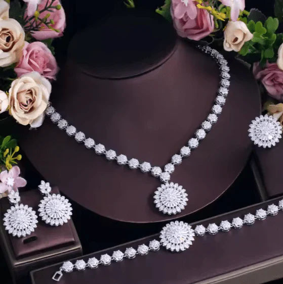 Zircon Jewelry Set – Complete Elegance with Timeless Sparkle