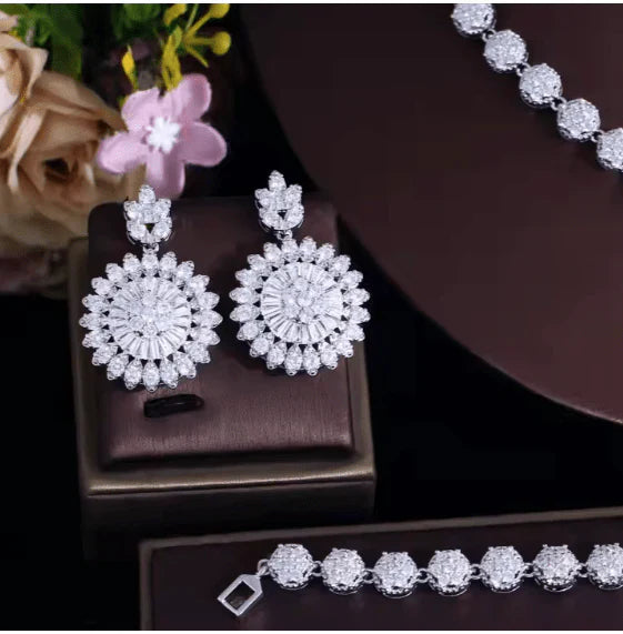 Zircon Jewelry Set – Complete Elegance with Timeless Sparkle