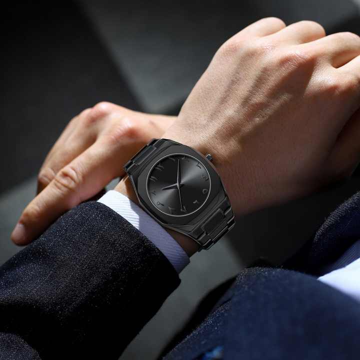 Stainless Steel Arabic Watch – Timeless Elegance with a Cultural Touch