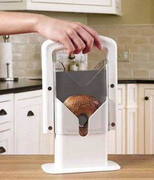 Bread & Bagel Guillotine Slicer – Dog Head Kitchen Cutter Tool