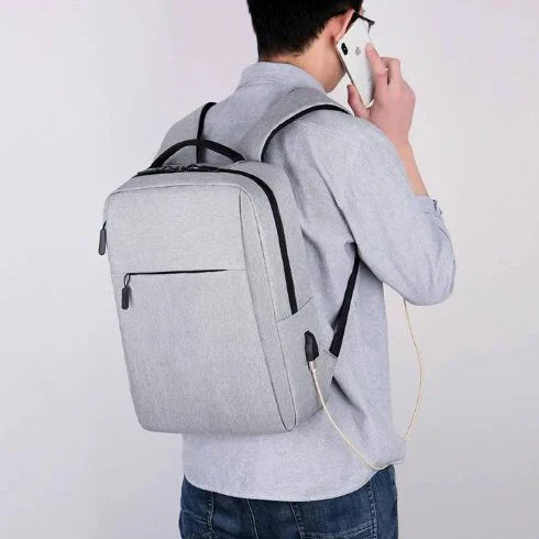 Digital Nylon Backpack – Water-Resistant, Lightweight & Multi-Compartment Travel Bag