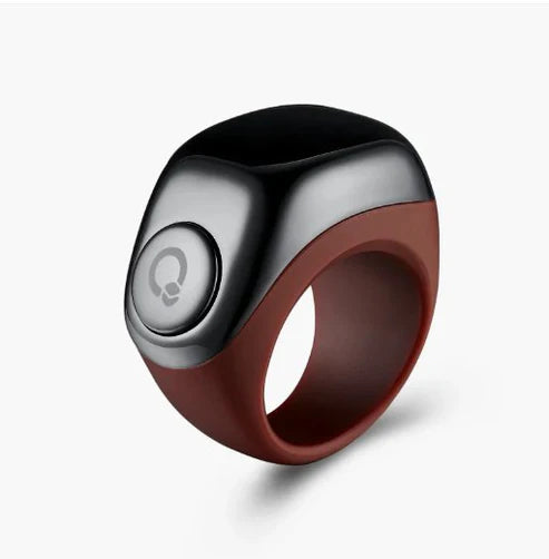 Digital Smart Zikr Ring – OLED Display Tasbih Counter with Prayer Time Reminders