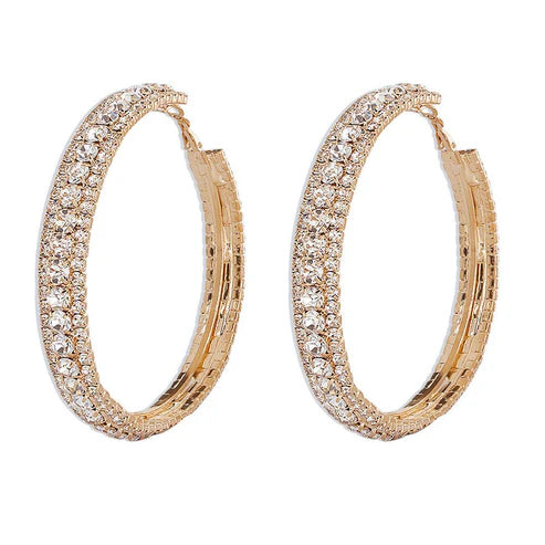 European and American Style Simple Big Earrings for Women