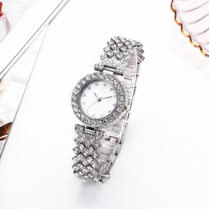 Fashion Simple Women's Quartz Watch – Diamond Alloy Edition