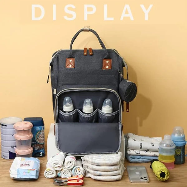 Multifunction Travel Backpack – Waterproof Baby Diaper Bag