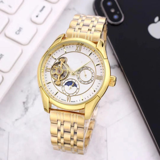 New Classic Mechanical Leather Watch for Men