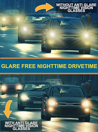 Night Driving Glasses – Polarized Yellow Lens Anti-Glare Eyewear for Safer Night Vision