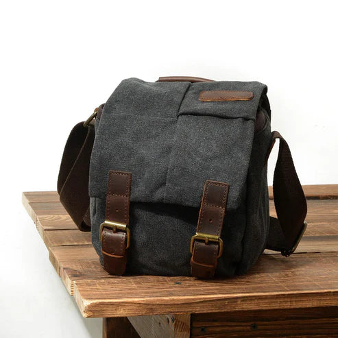 One-Shoulder Canvas SLR Camera Bag