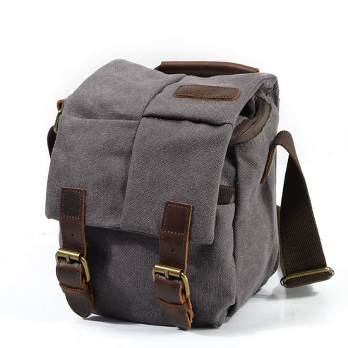 One-Shoulder Canvas SLR Camera Bag
