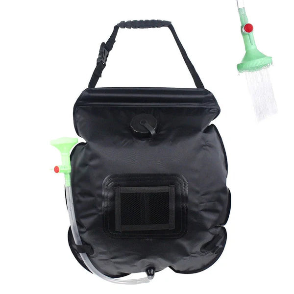 Outdoor Solar Camping Shower Bag – 20L Portable Water Storage