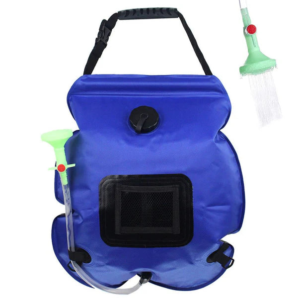 Outdoor Solar Camping Shower Bag – 20L Portable Water Storage