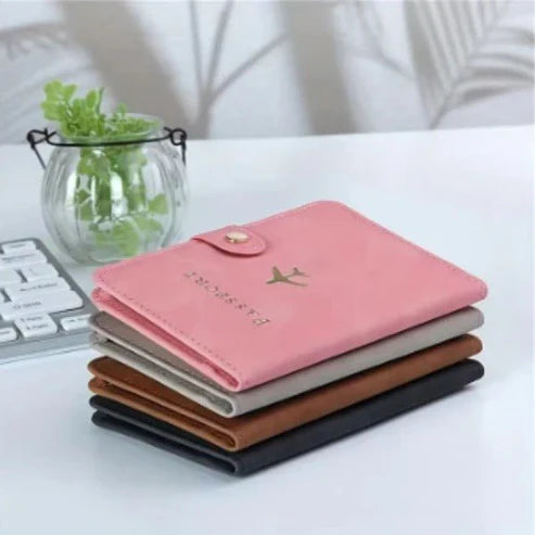 Sleek and Lightweight Passport Wallet – Travel-Friendly Organizer